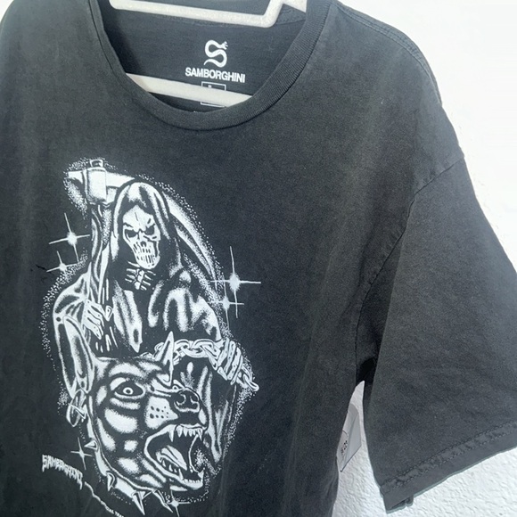 (#15) NWT MENS TSHIRT “SAMBORGHINI Size large smoke free home - Picture 5 of 5